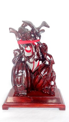 【厂家直销批发供应 木雕工艺品 新婚礼品 甜甜蜜蜜 一件代发】价格,厂家,图片,木质、竹质工艺品,如皋市下原镇振新红木工艺品厂-